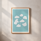 Cloud Animals Digital Art Print