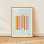Coloured Pencils Digital Art Print