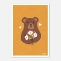 Honey Bear Digital Art Print