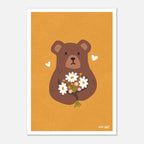 Honey Bear Digital Art Print