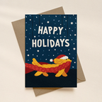 Happy Holidays Dog Card