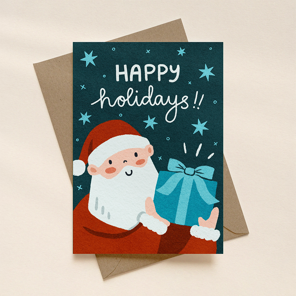 Happy Santa Card