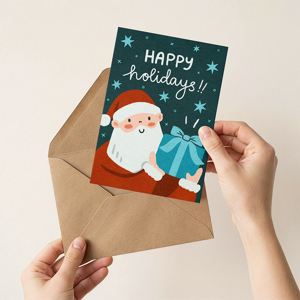 Happy Santa Card