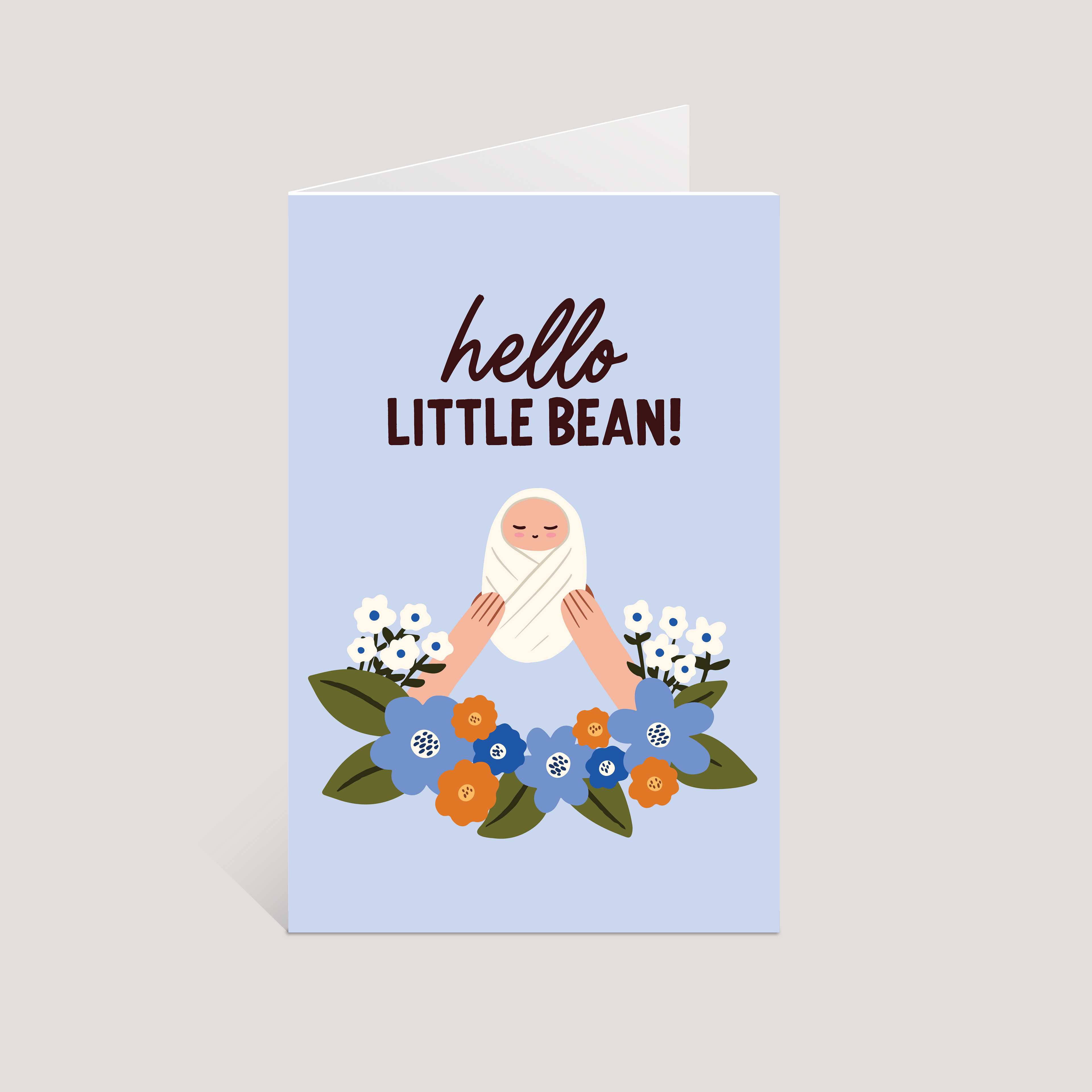 Hello Little Bean Card