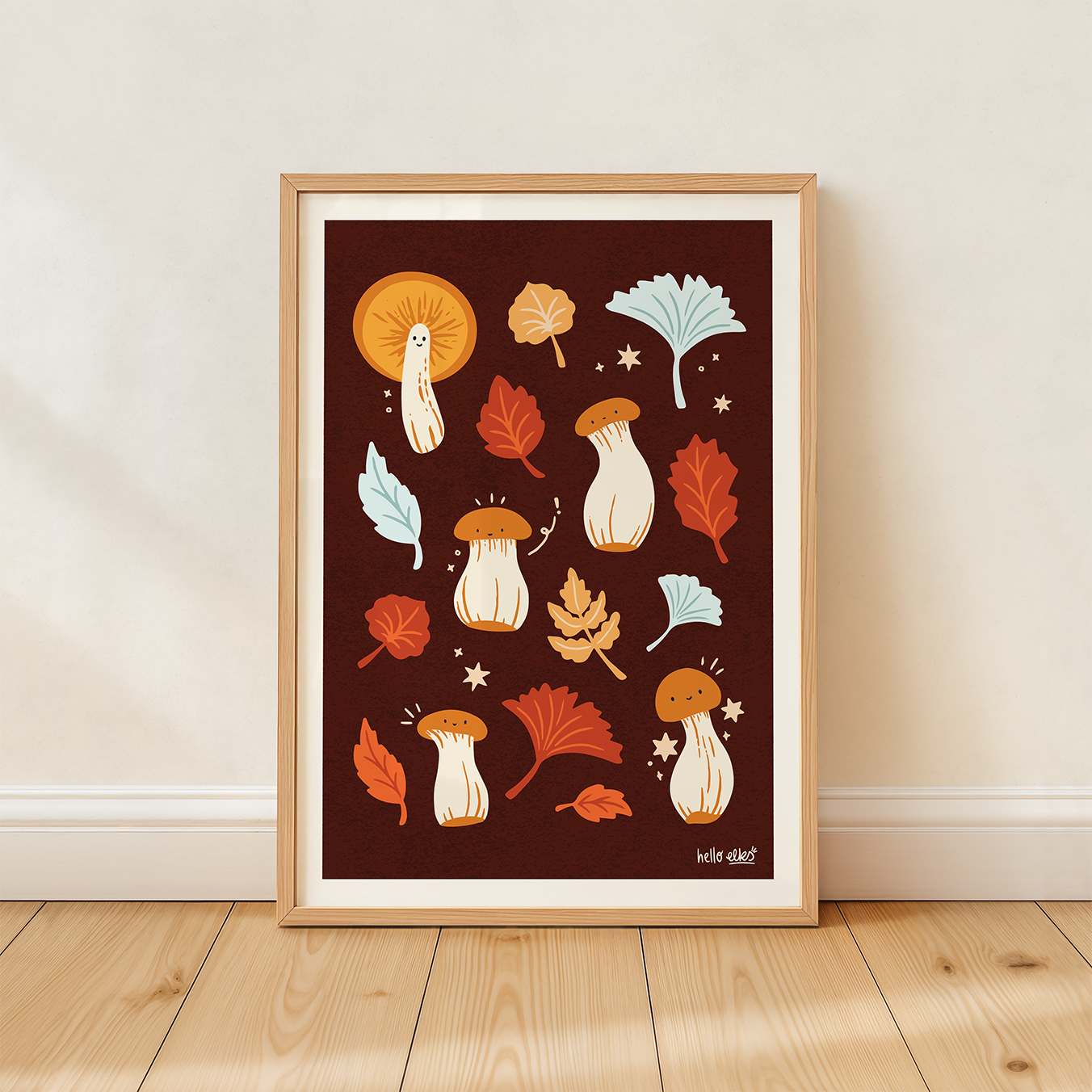 Mushroom Magic Digital Art Print