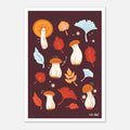 Mushroom Magic Digital Art Print