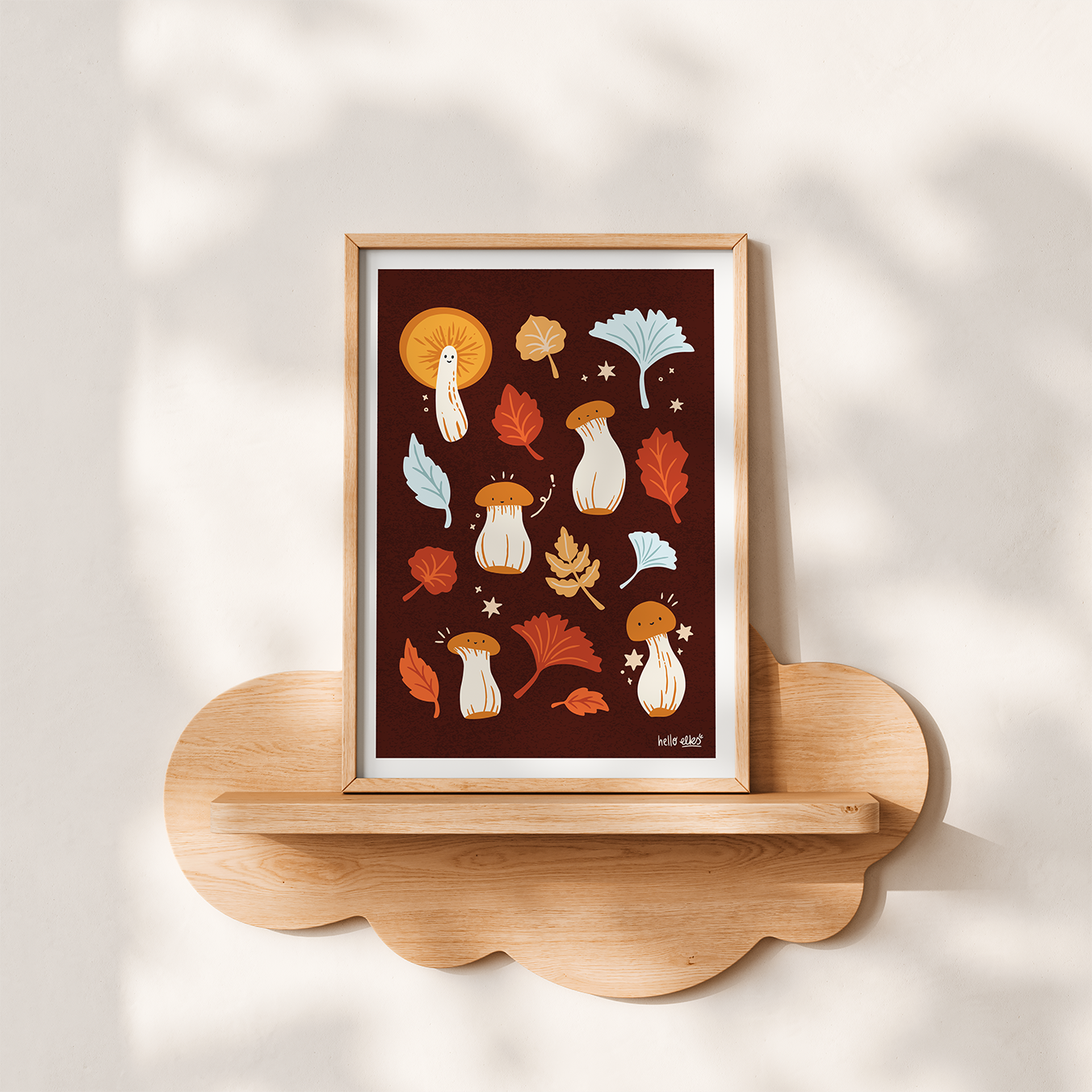 Mushroom Magic Digital Art Print