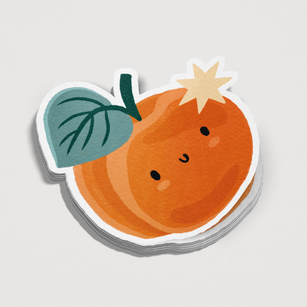 Peachy Sticker