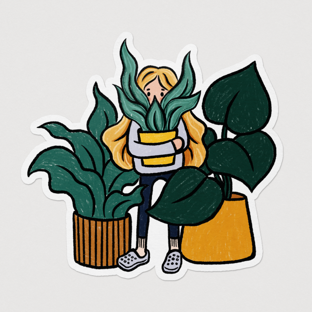 Plant Lady Sticker