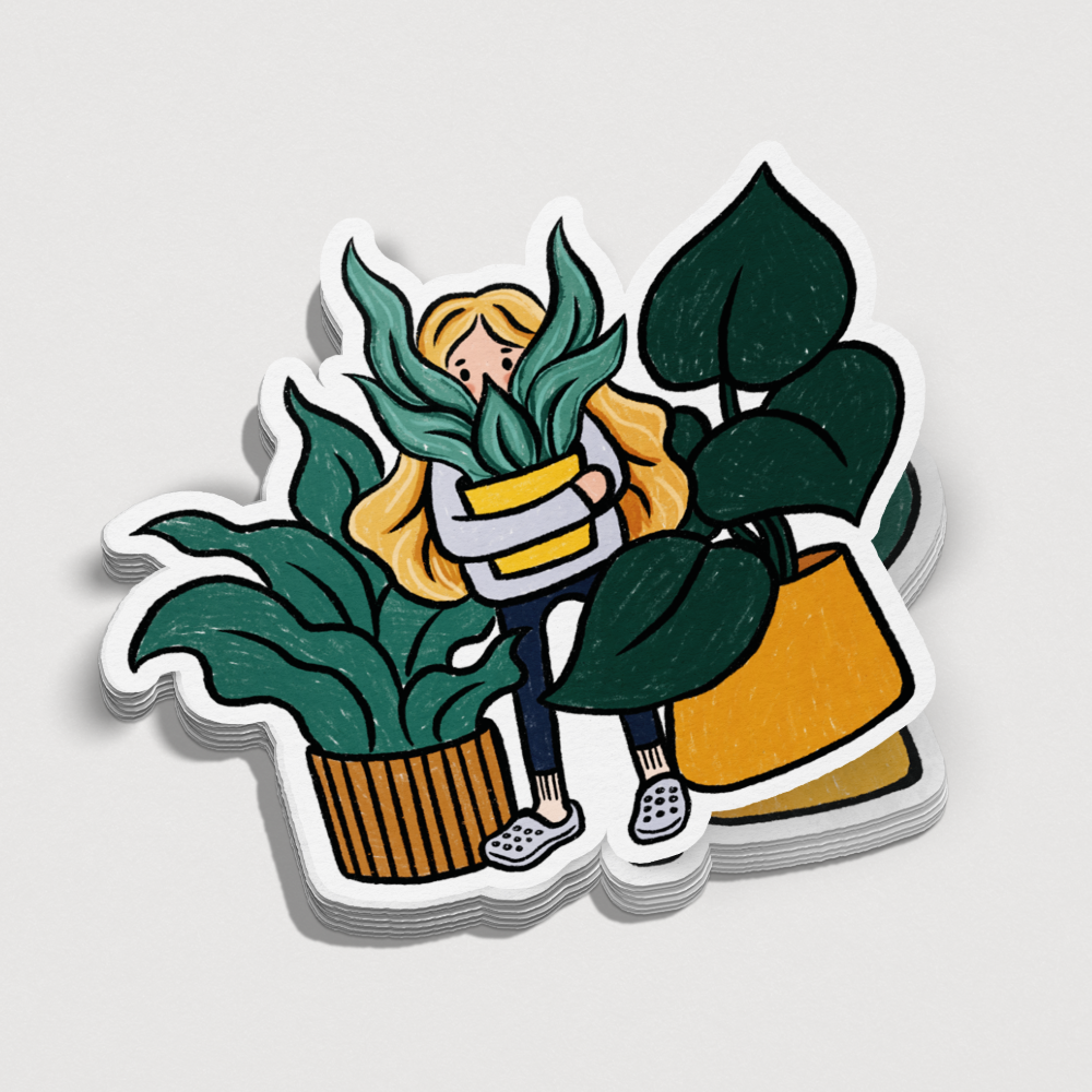 Plant Lady Sticker