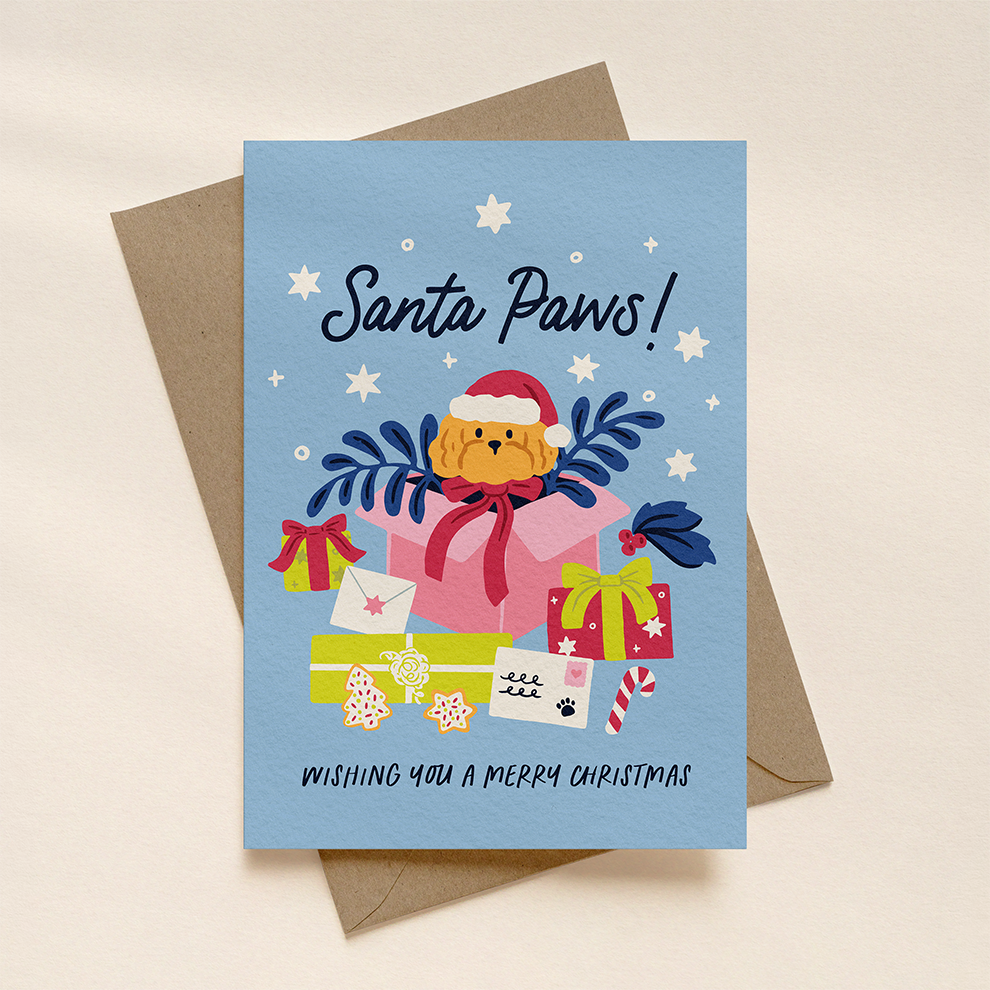 Santa Paws Card