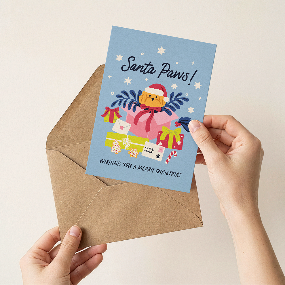 Santa Paws Card