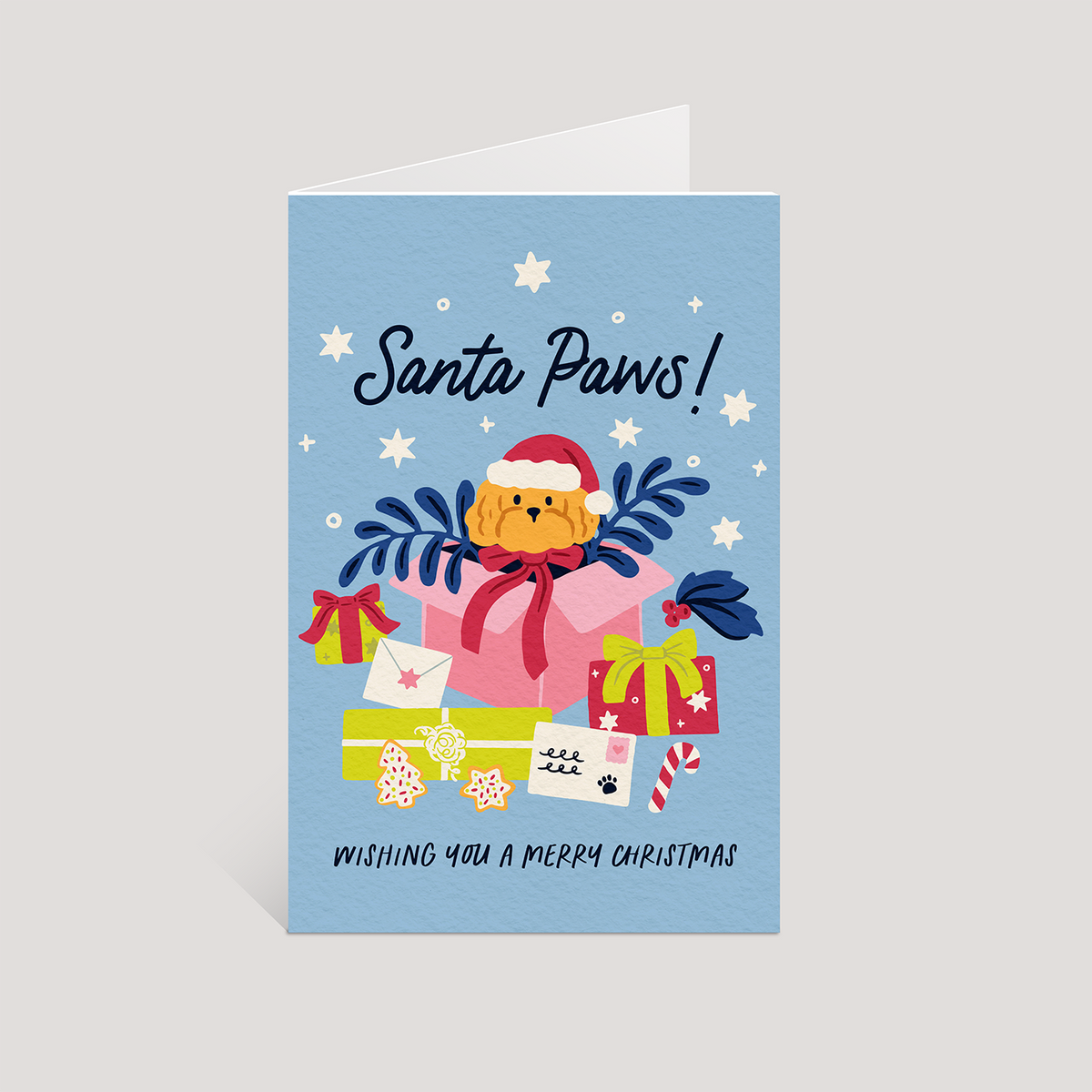Santa Paws Card
