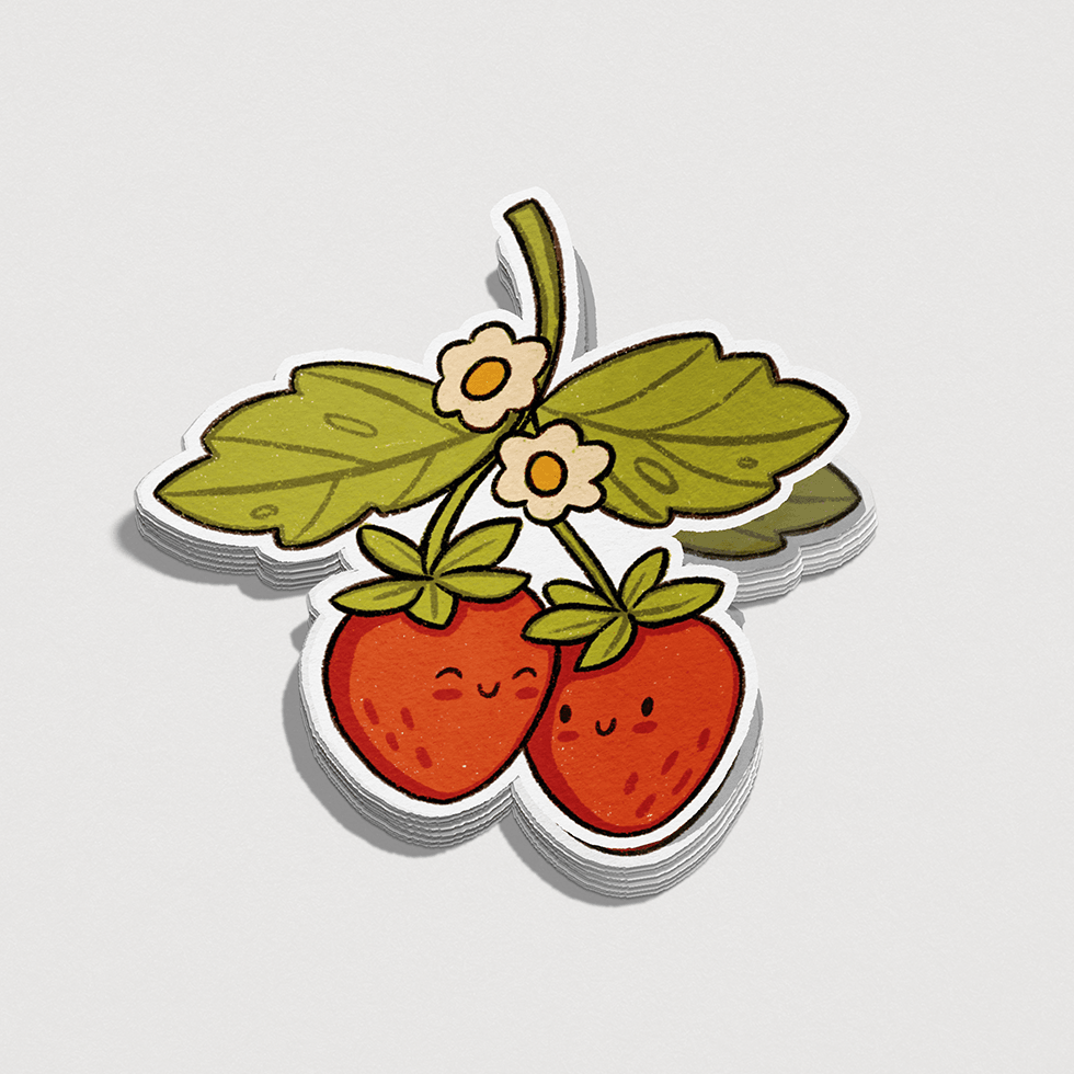 Strawberry Sticker