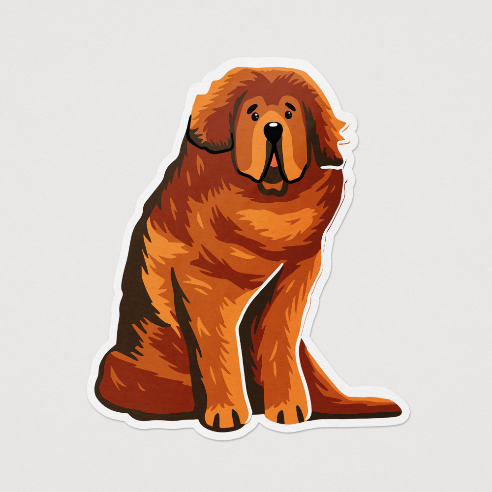 Tibetan Mastiff Sticker