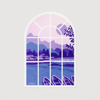 Window to Kyoto Sticker