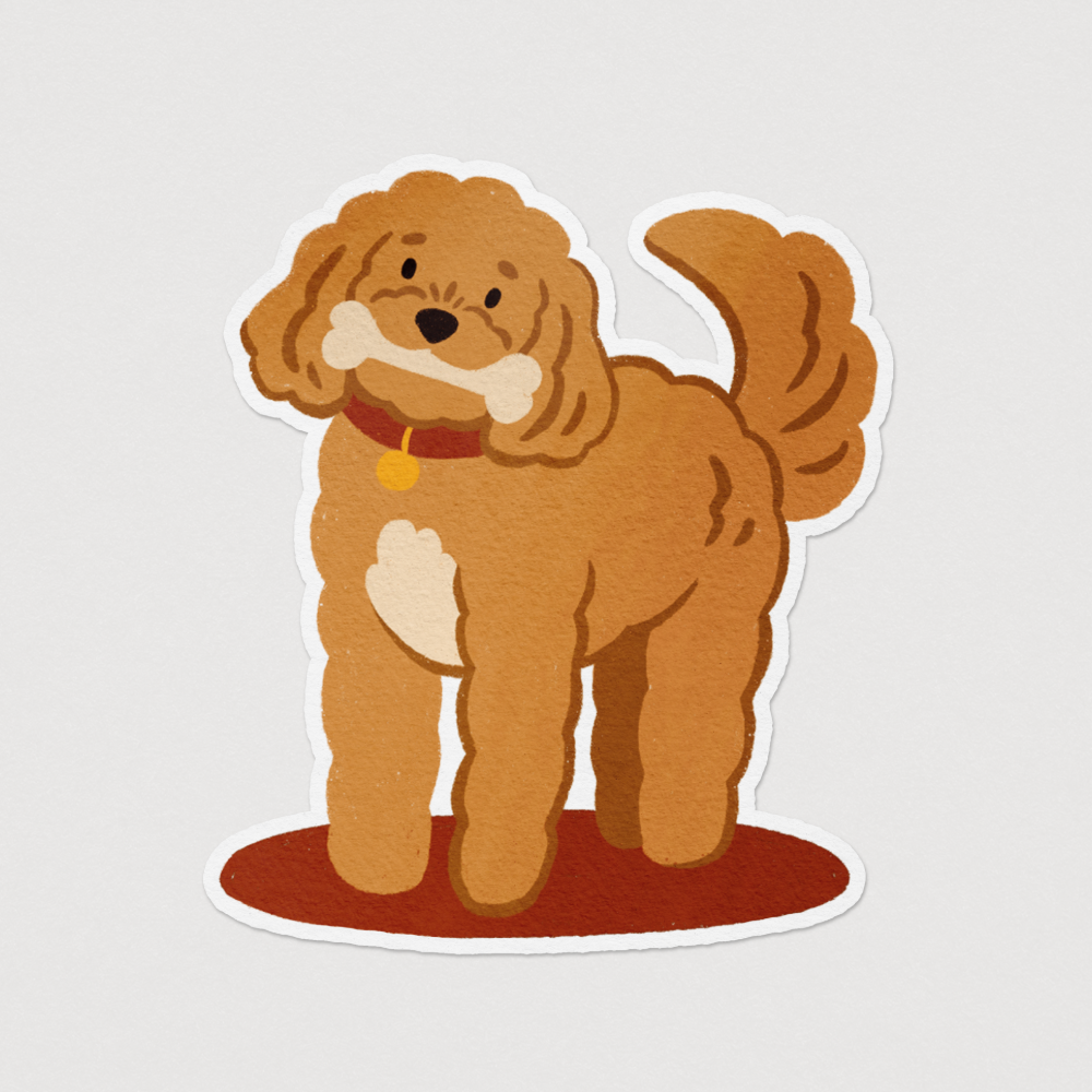 Winston and Bone Sticker